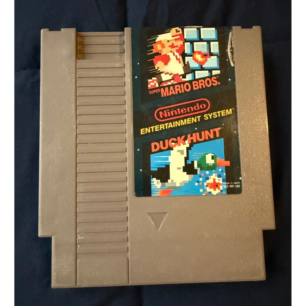 Super Mario Bros Duck Hunt NES Nintendo Entertainment System Game Cartridge 2in1